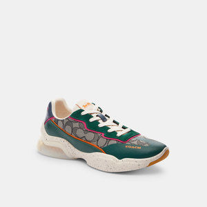 NWT Coach Outlet Citysole Runner In Signature Jacquard